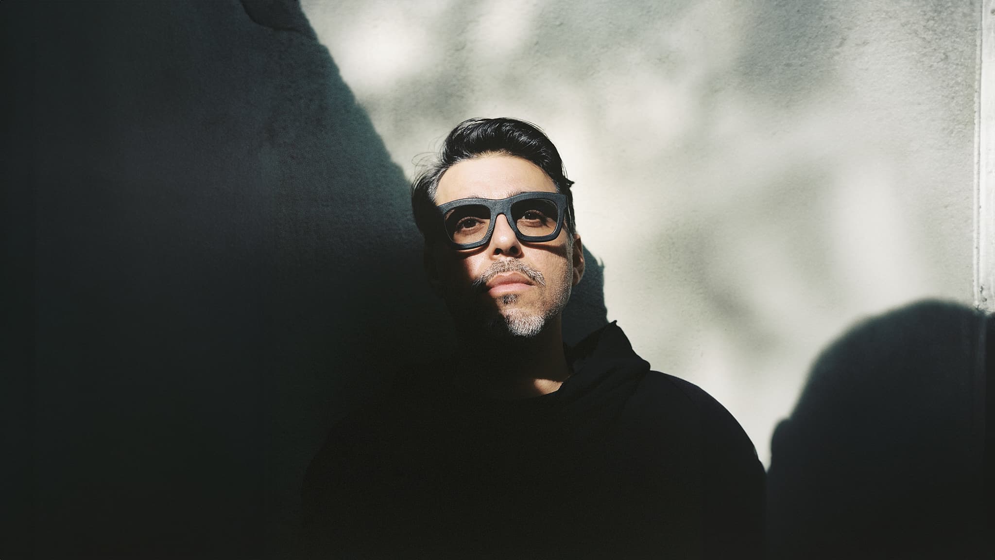 Portrait photo of Chaim Machlev for GQ Magazine.